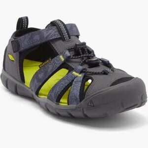 NEW KEEN Sizes 4, 5 Big Kids' Seacamp II CNX Water Friendly Sandal - Magnet/ Eve